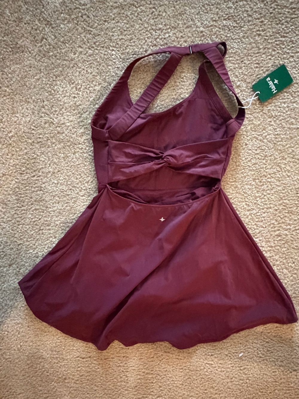 HALARA Plum Easypeasy Racerback Skater Dress - Picture 5 of 6